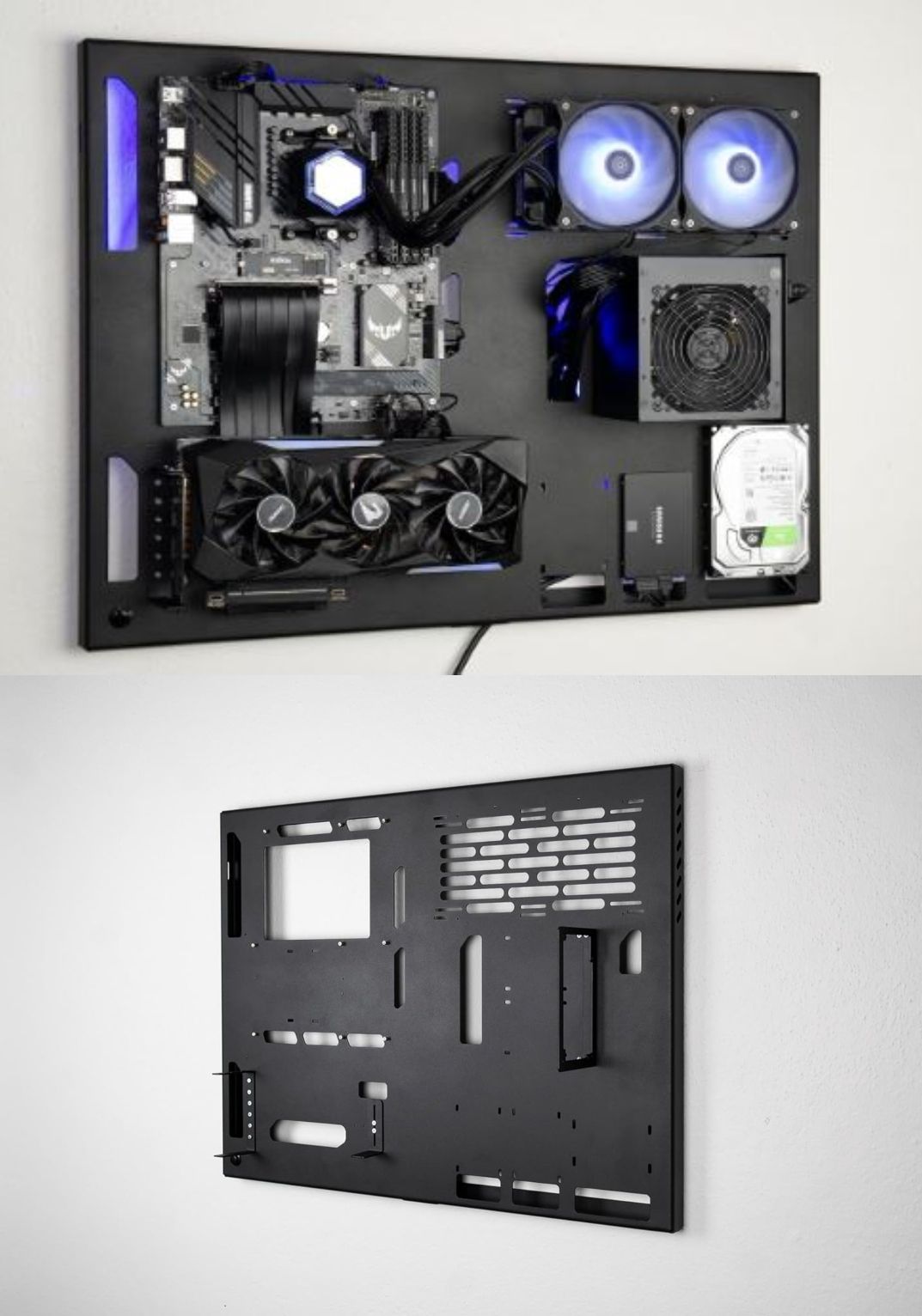 Wall mounted PC cabinet